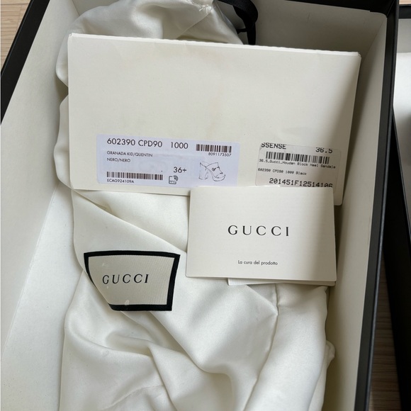 Gucci Women’s Heeled Sandals size 36.5 excellent condition - Picture 6 of 7